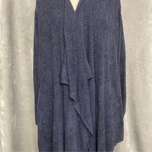 Barefoot Dreams CozyChic light cardigan in Navy Women's size 2X